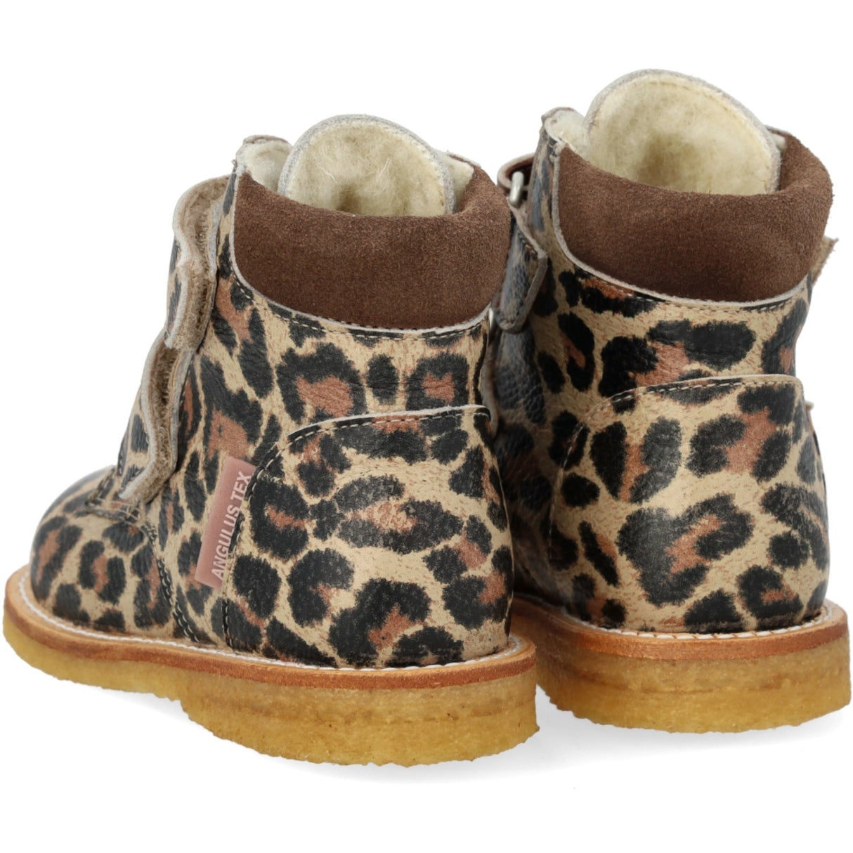 Angulus Beige Leo/Taupe Nybörjare TEX Känga med kardborrestängning