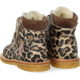 Angulus Beige Leo/Taupe Nybörjare TEX Känga med kardborrestängning