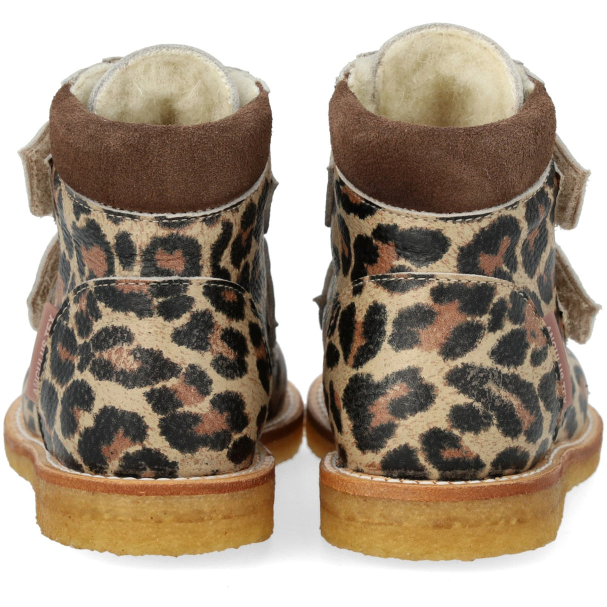 Angulus Beige Leo/Taupe Nybörjare TEX Känga med kardborrestängning