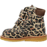 Angulus Beige Leo/Taupe Nybörjare TEX Känga med kardborrestängning