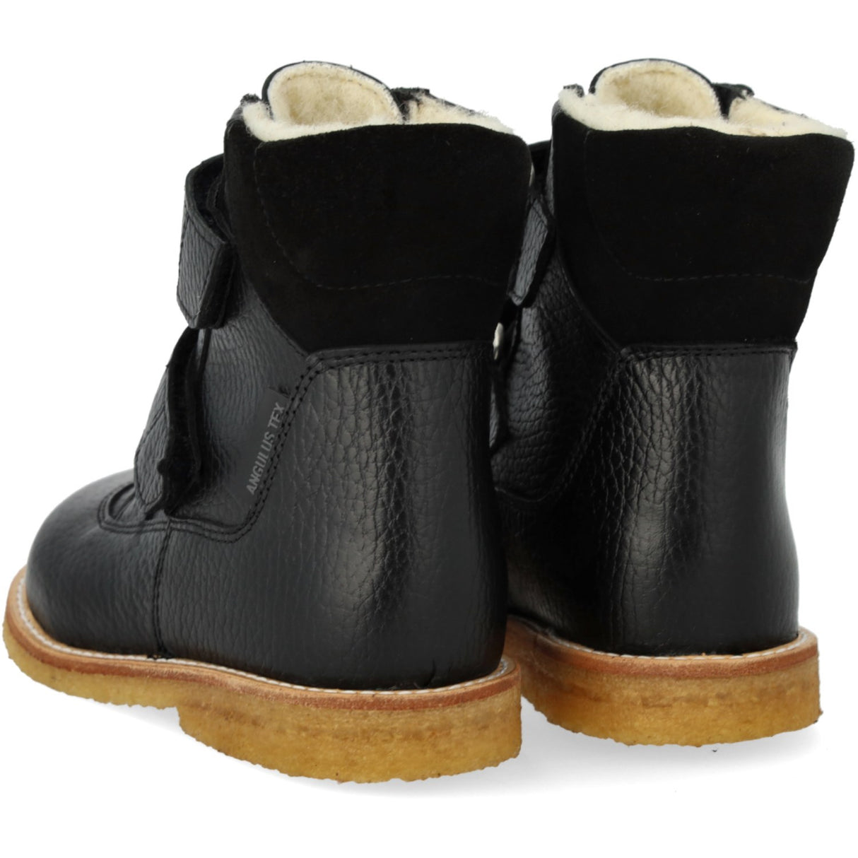 Angulus Black TEX Känga med kardborrestängning