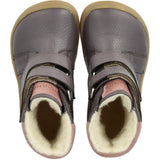 Angulus Lavender/Faded Rose TEX Känga med Glittrande Glitter Regnbåge