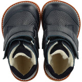 Angulus Navy/Navy Nybörjare TEX Känga med Broderad Snögubbe