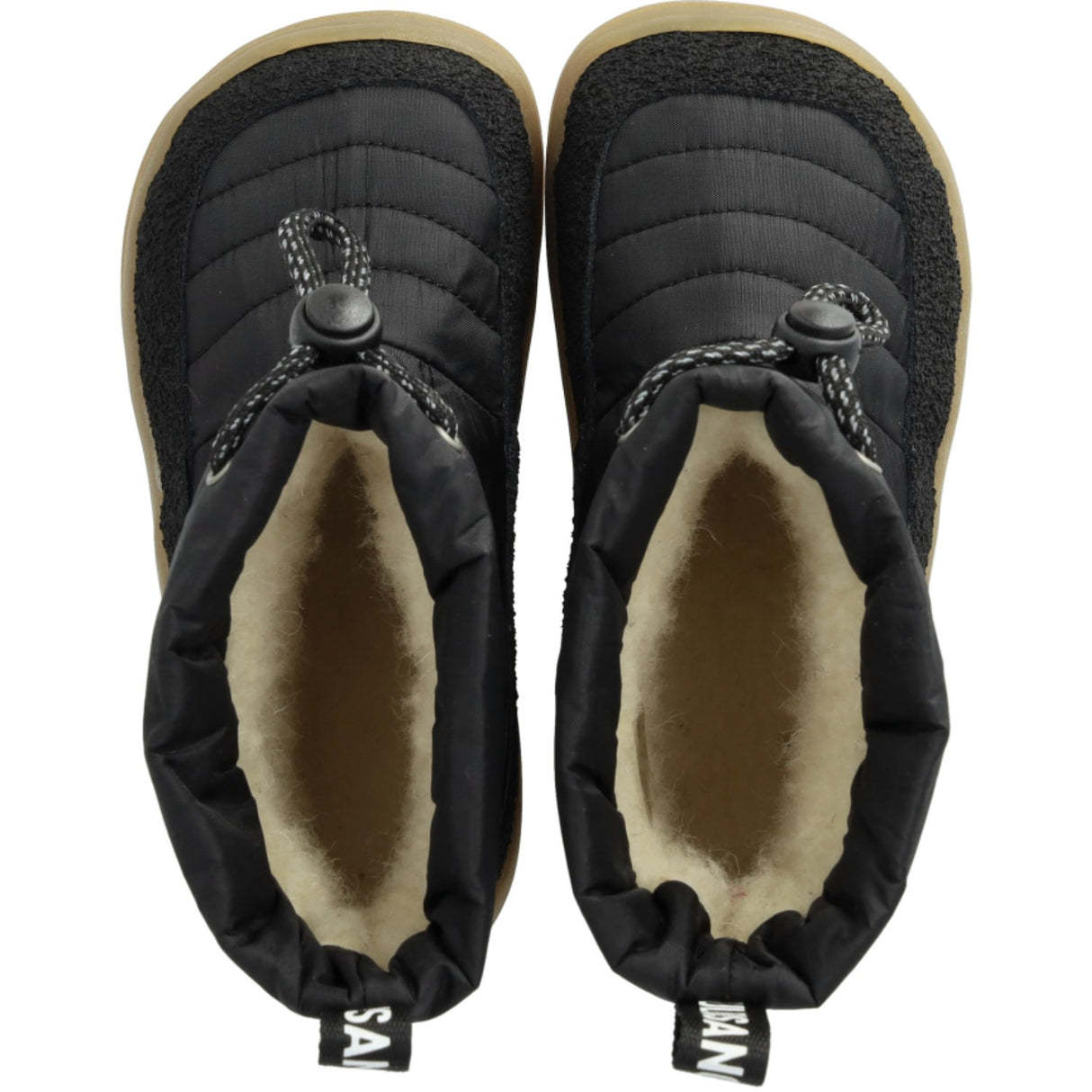 Angulus Svart/Svart Lätt och smidig TEX vinterkänga i nylon