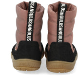 Angulus Black/Dusty Rouge Lätt och smidig TEX vinterkänga i nylon