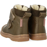 Angulus Dark Olive/Forrest Nybörjare TEX-känga med mjukt merinoullfoder