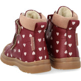 Angulus Berry Hearts/Rosebud Börjar TEX-støvle Med Print Och Merino Uldfoer
