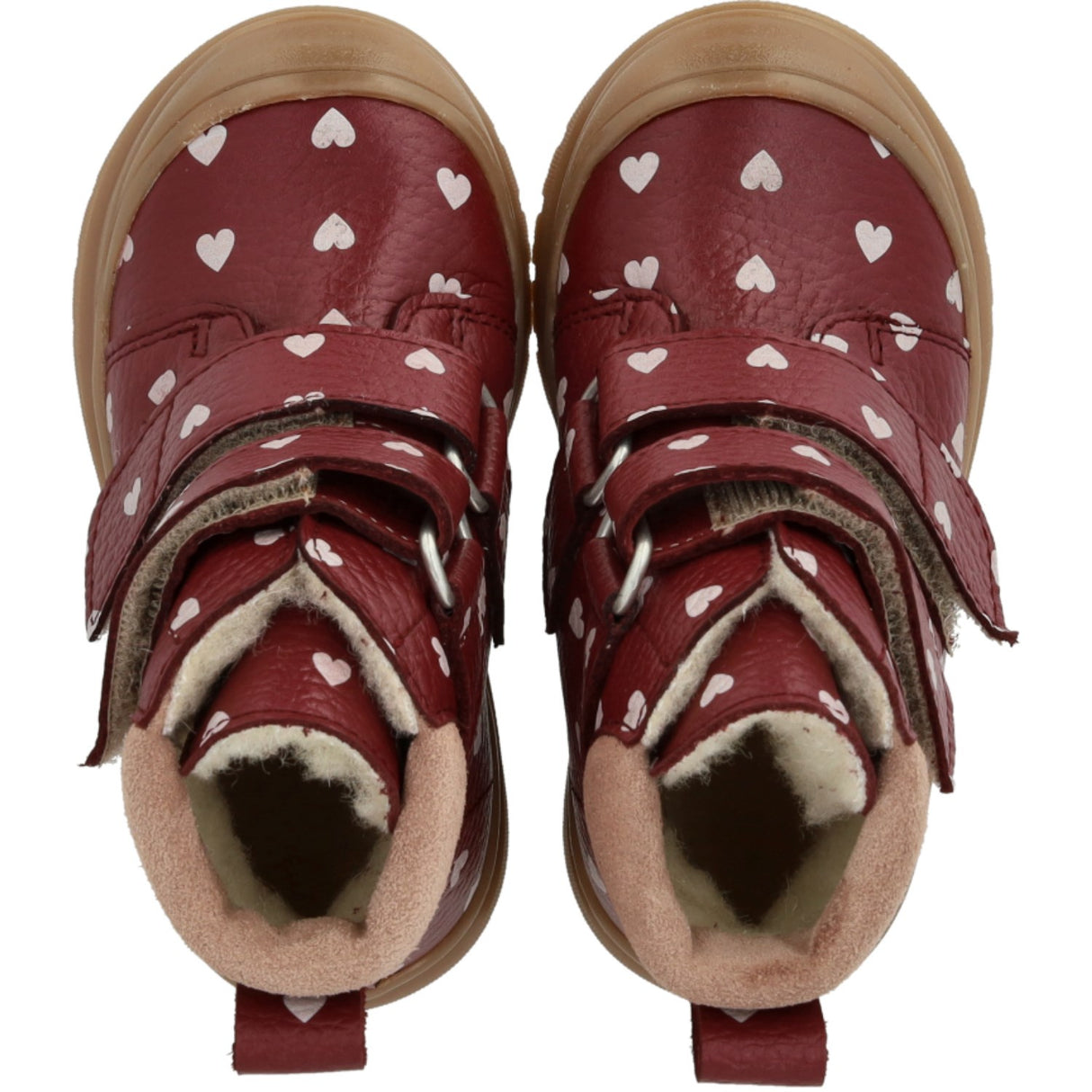Angulus Berry Hearts/Rosebud Börjar TEX-støvle Med Print Och Merino Uldfoer