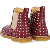 Angulus Berry Hearts/Rose Classic Nybörjare Chelsea Känga med tryck