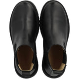 Angulus Svart/Svart Glitter Elastisk Chelsea Känga med Elastisk Sula på Track