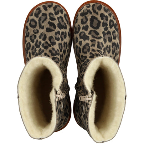 Angulus Beige Leo Classic Mid-High Mocka Känga