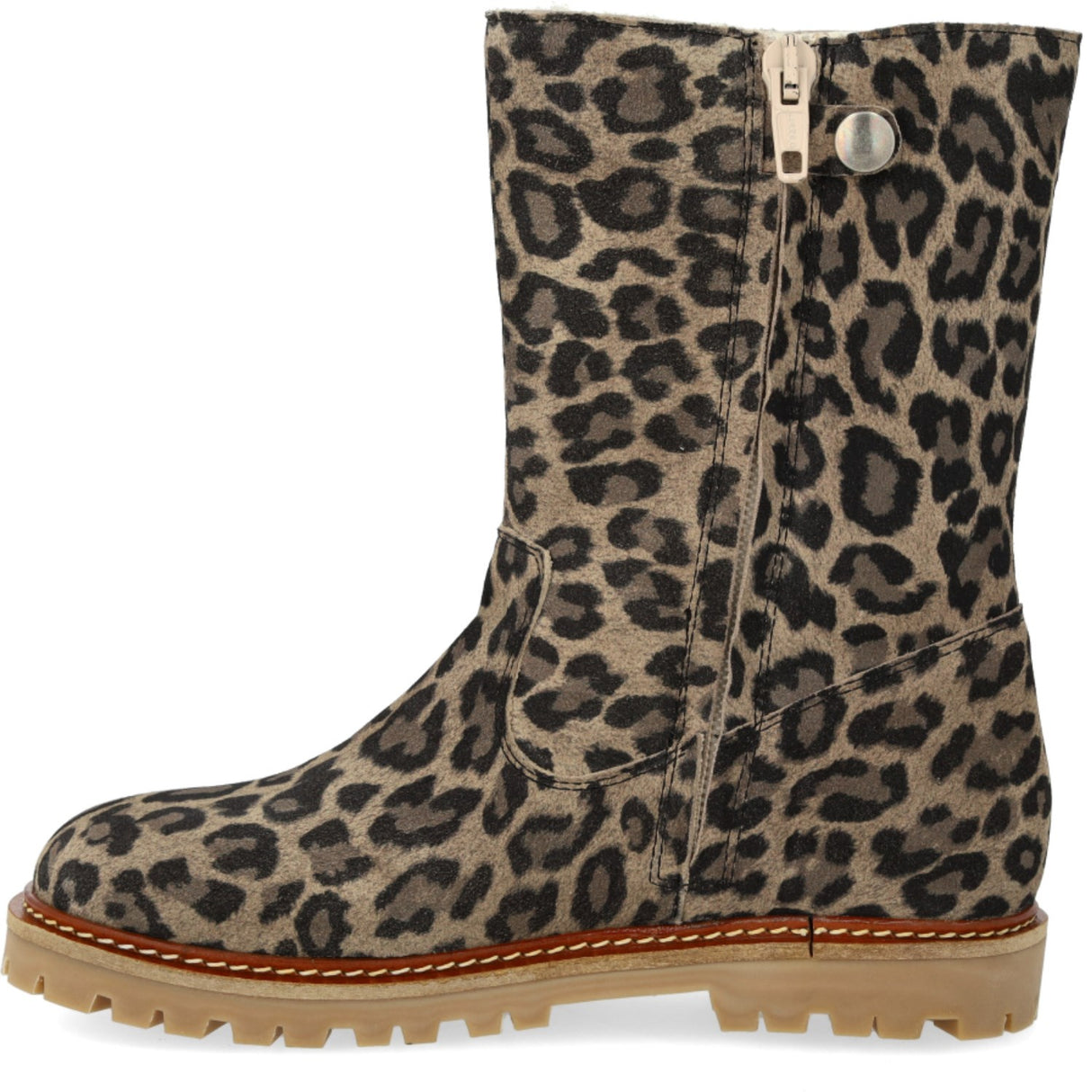 Angulus Beige Leo Classic Mid-High Mocka Känga