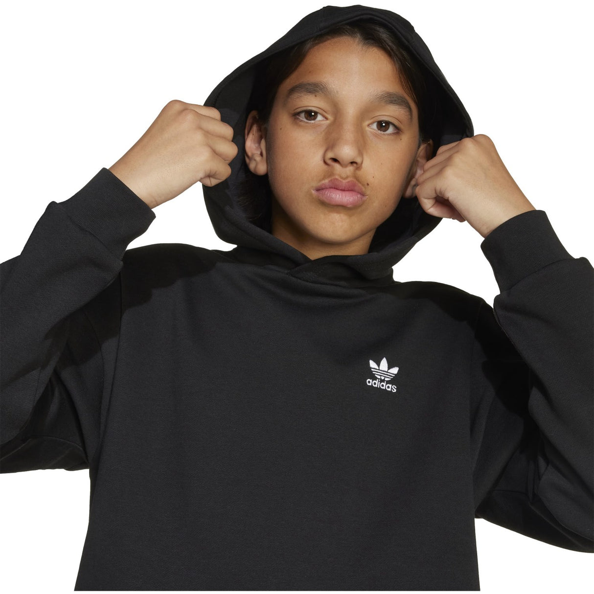 adidas Originals Black/White Loose Hoodies Fl