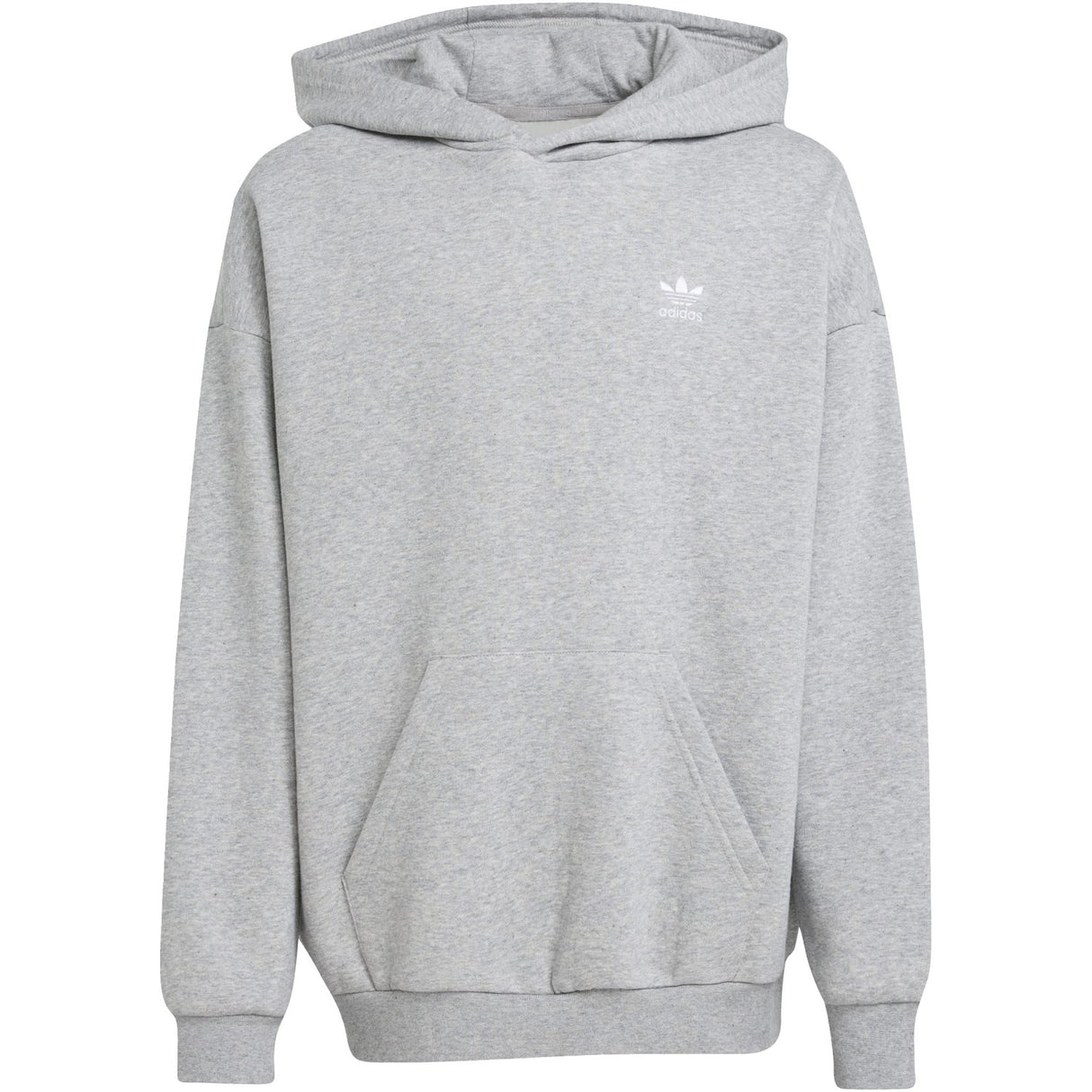 adidas Originals Medium Grey Heather/White Loose Hoodies Fl