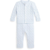 Ralph Lauren Baby Pearl Blue Baby Boy Jumper Sett