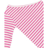 The New Ibis Rose Striped TNMoore One Shoulder Rib Tee