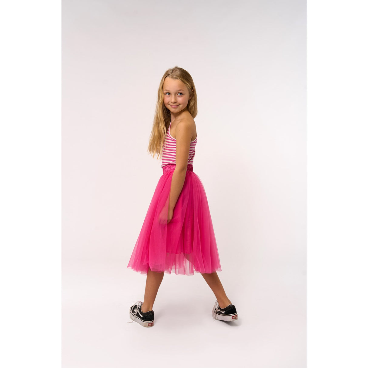 The New Ibis Rose Striped TNMoore One Shoulder Rib Tee