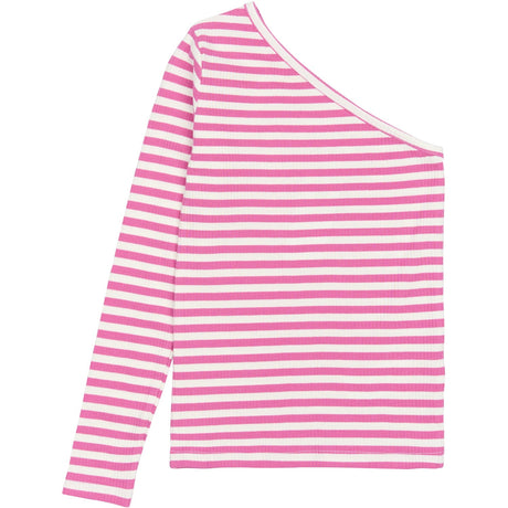 The New Ibis Rose Striped TNMoore One Shoulder Rib Tee