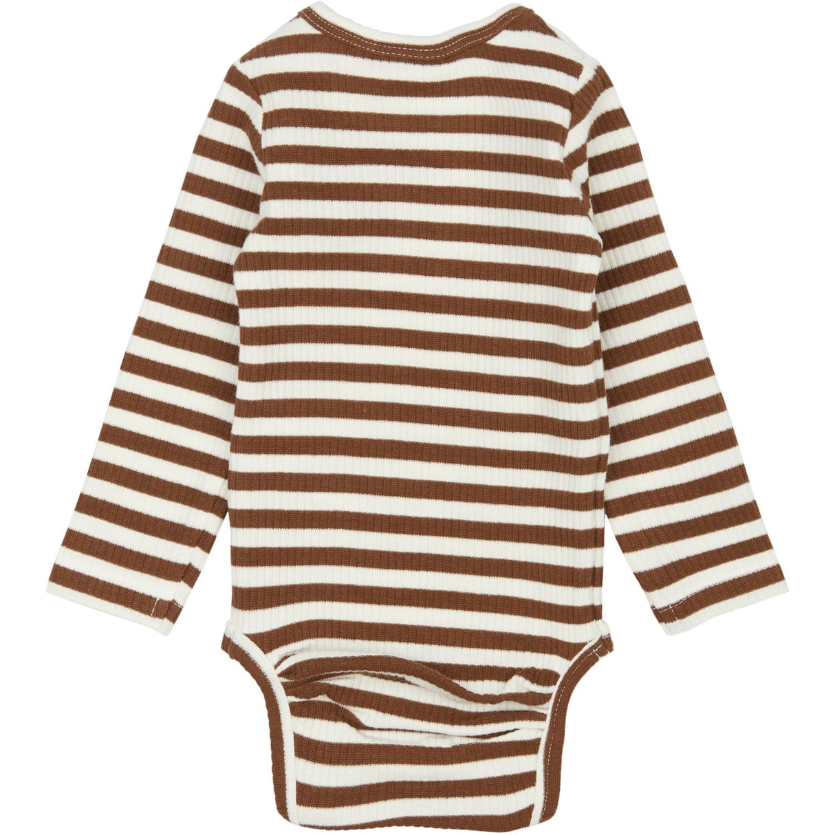 THE NEW Siblings Toffee Striped TNSBFro L_S Rib Body
