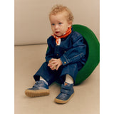 Angulus Navy/Tan/Blue Fog Nybörjare TEX-känga med kontrastsömmar