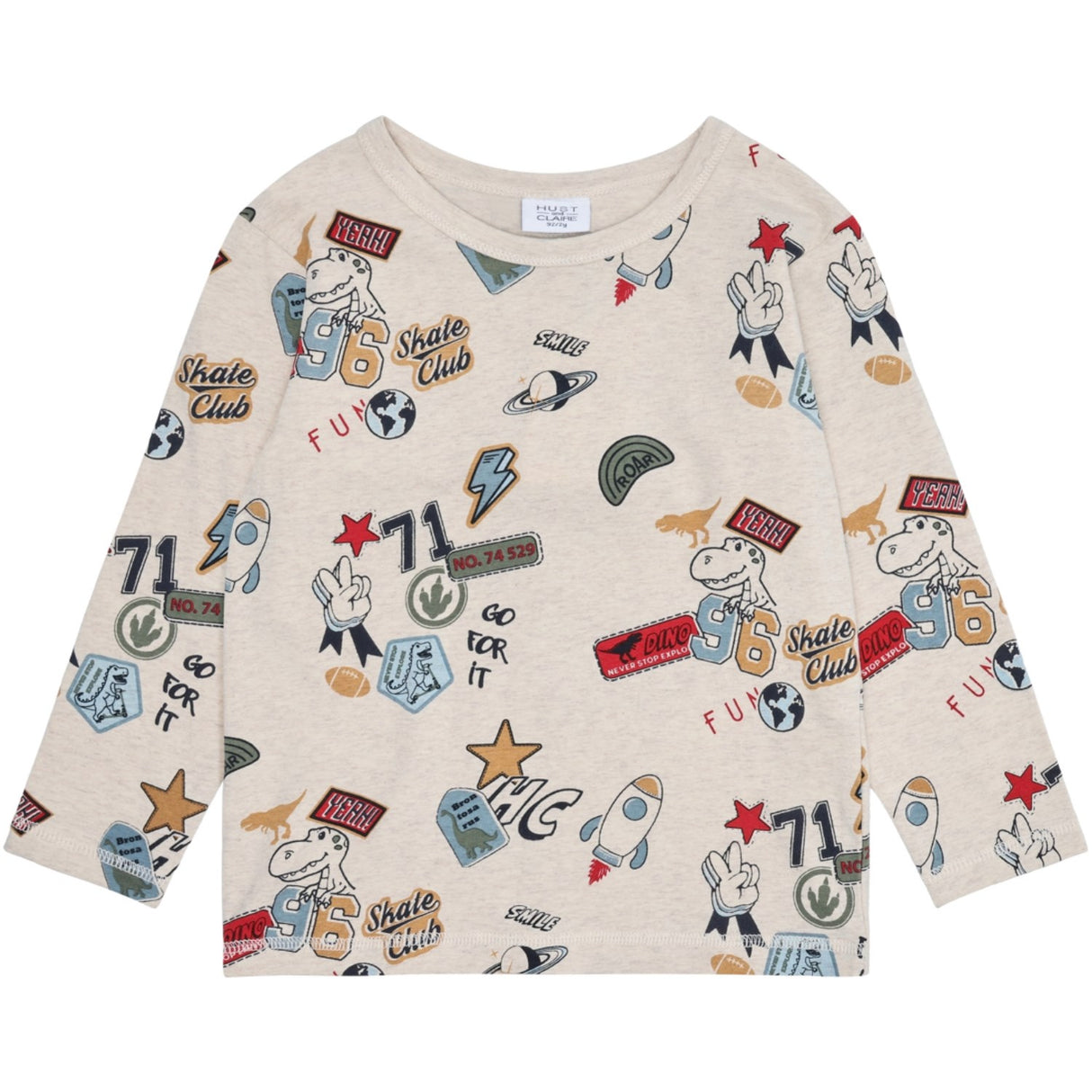 Hust & Claire Wheat Melange Anton Badges