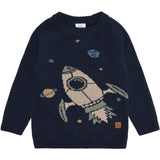 Hust & Claire More Navy Pelle Stickad Rocket