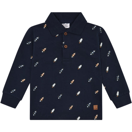 Hust & Claire More Navy Stevie Space Embroidery