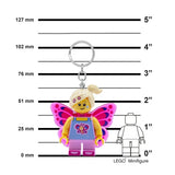 Euromic Lego® Iconic Butterfly Girl Keychain W/Led Light
