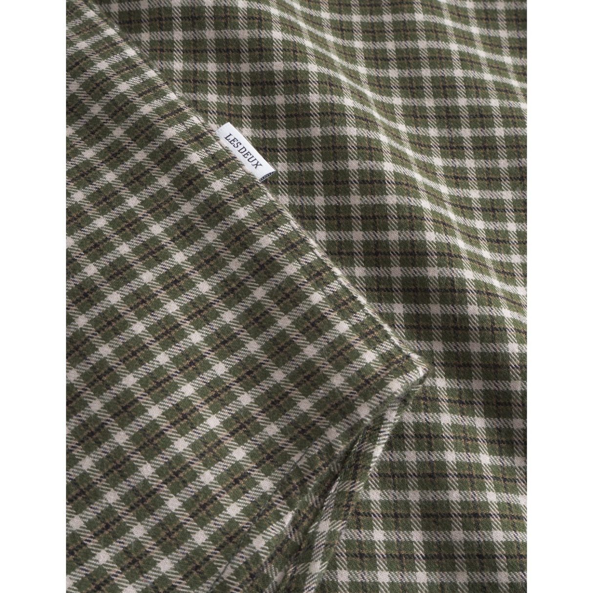 Les Deux Kids Light Sand Konrad Check Flannel Skjorta KIDS