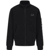 C.P. Company Black Zipped Sweatshirt