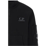 C.P. Company Black Zipped Sweatshirt