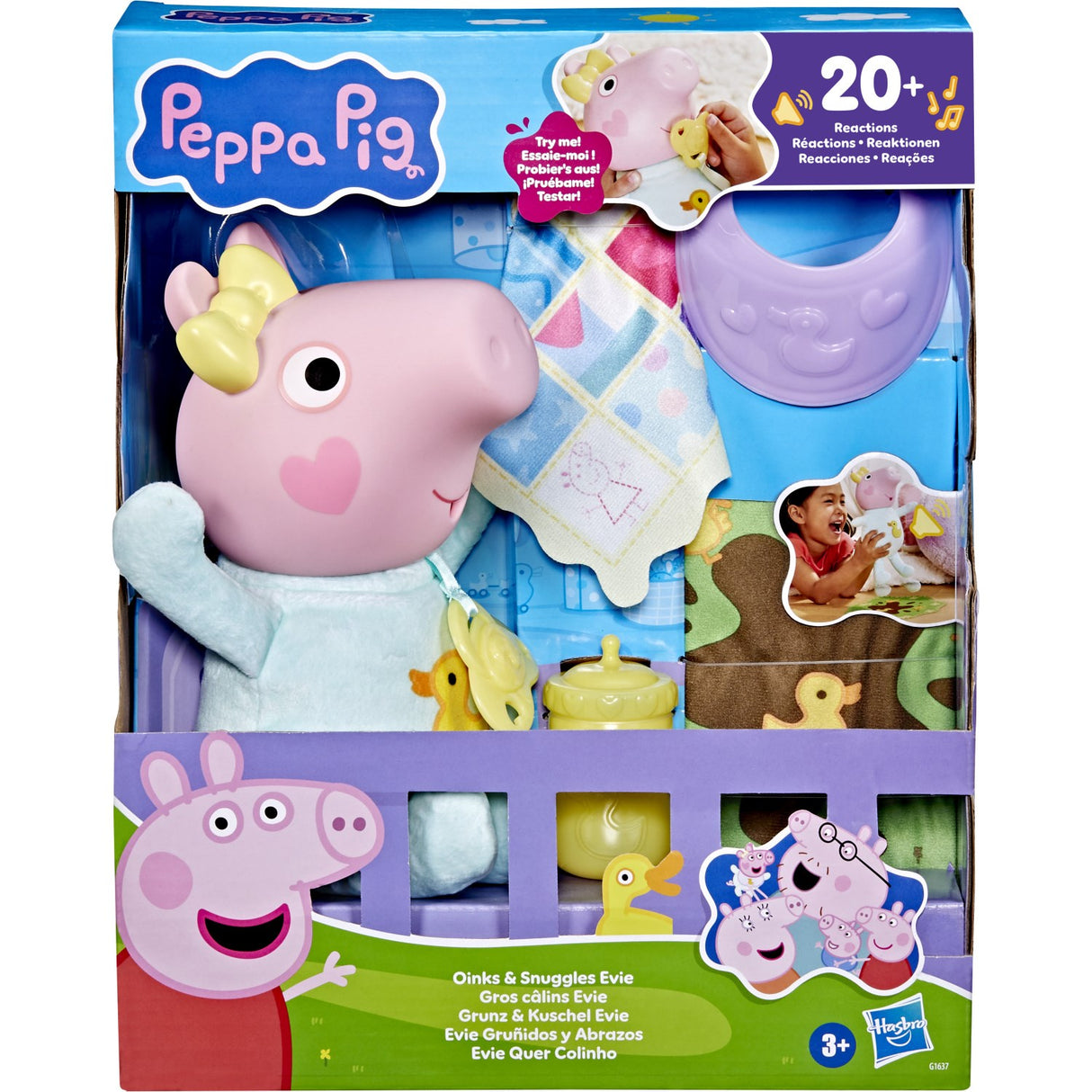 Peppa Pig Grynter Og Krammer Baby