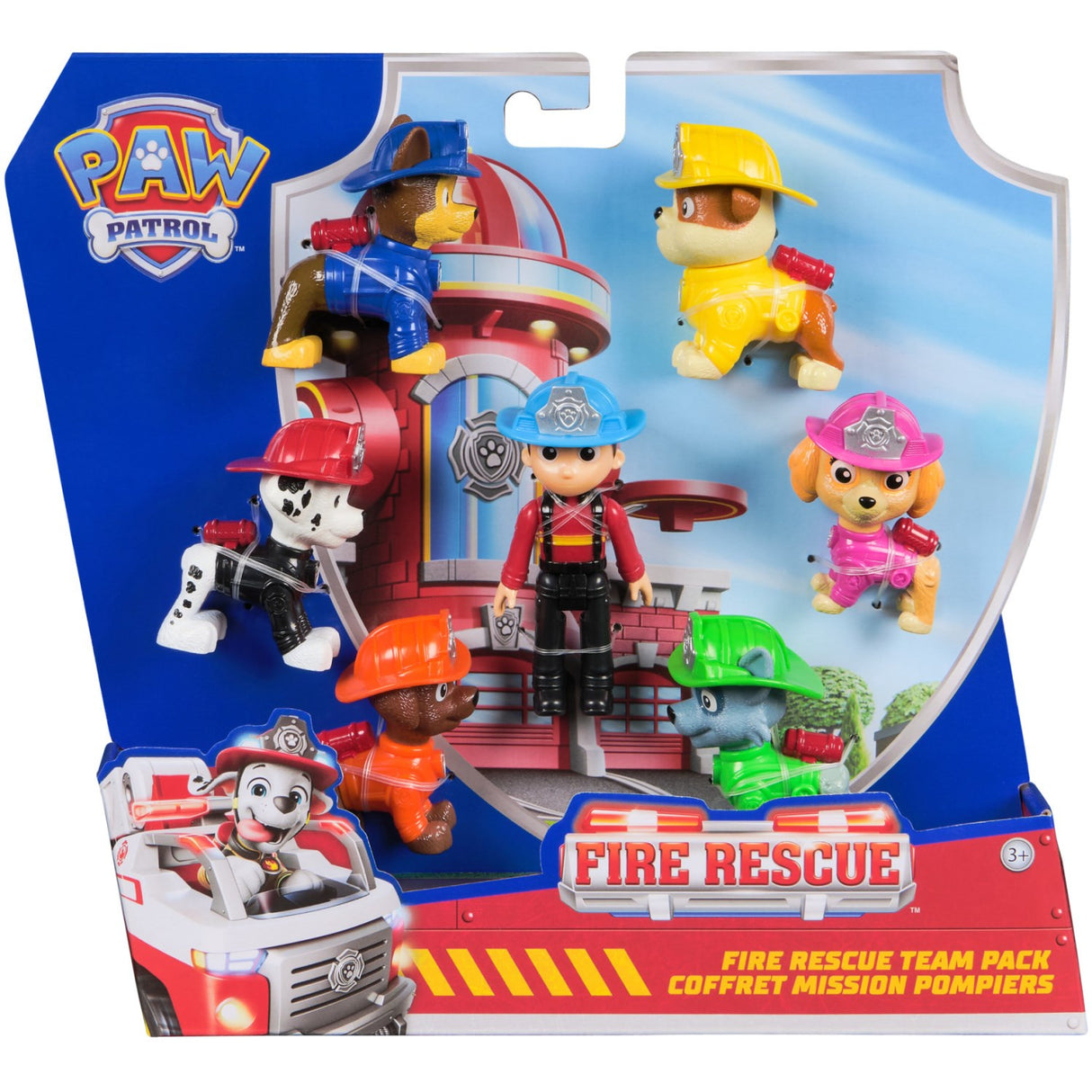 Paw Patrol Brandredning 7 Figursæt