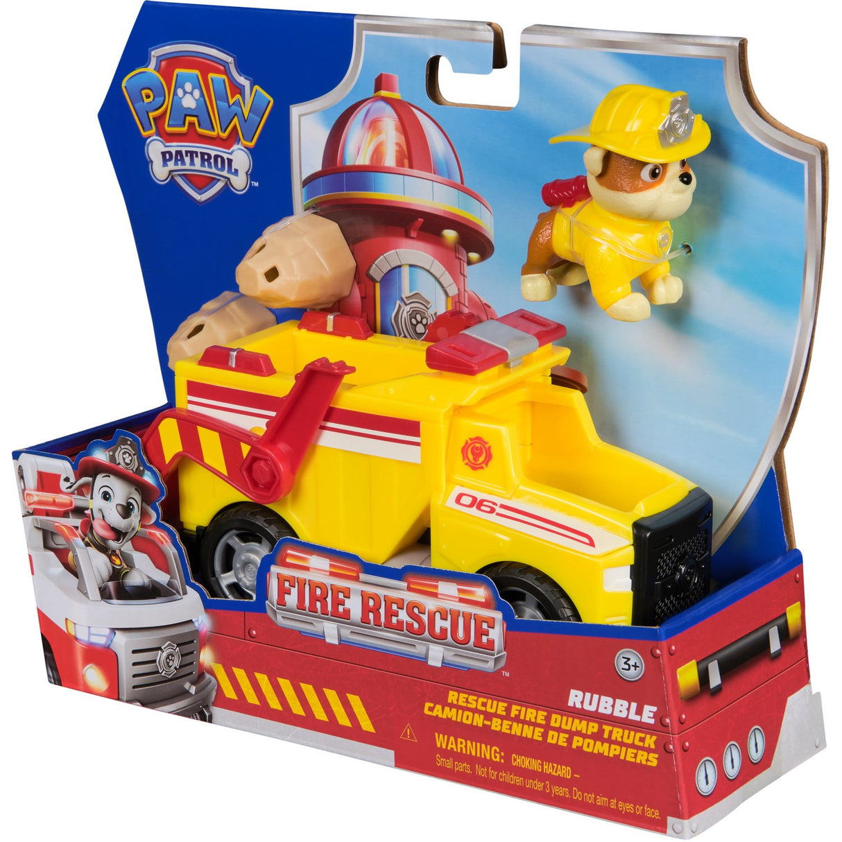 Paw Patrol Brandredning Fordon Rubble