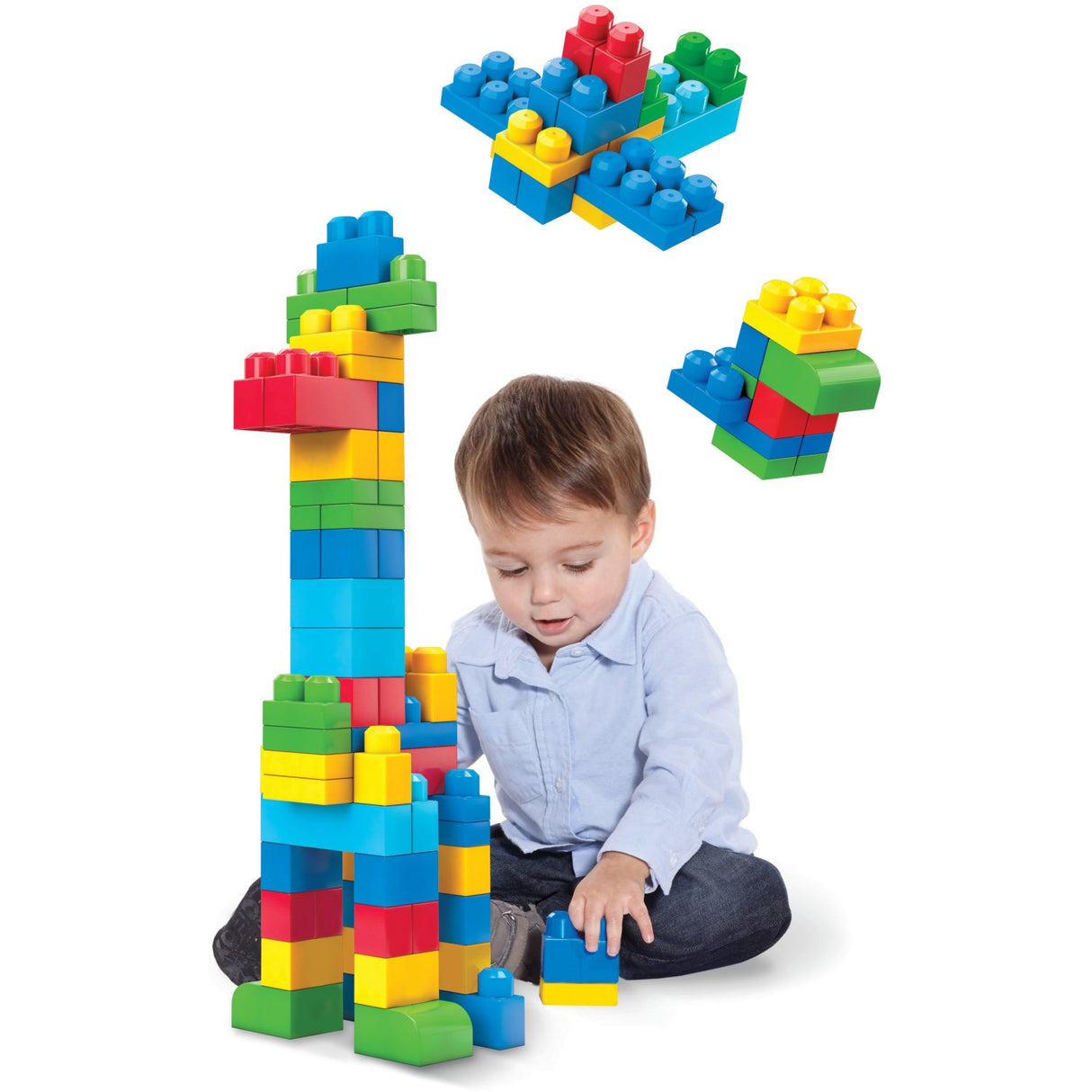 MEGA Bloks Stor First Builders-Pose Med Byggeklodser