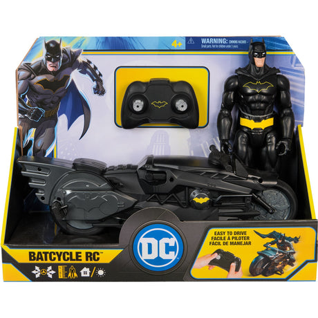 Batman & DC Universe Stealth Batcycle Rc & 30 Cm Batman
