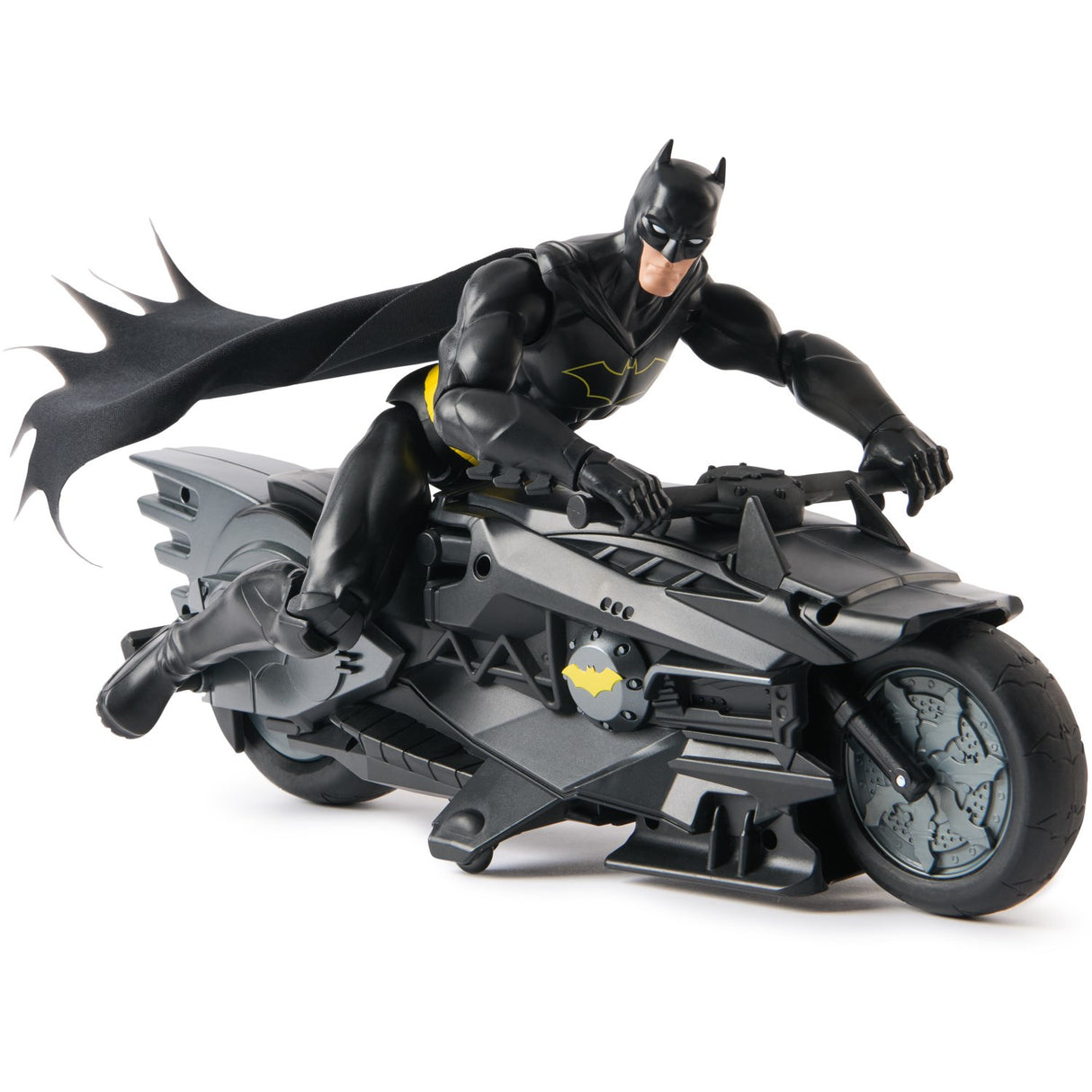 Batman & DC Universe Stealth Batcycle Rc & 30 Cm Batman