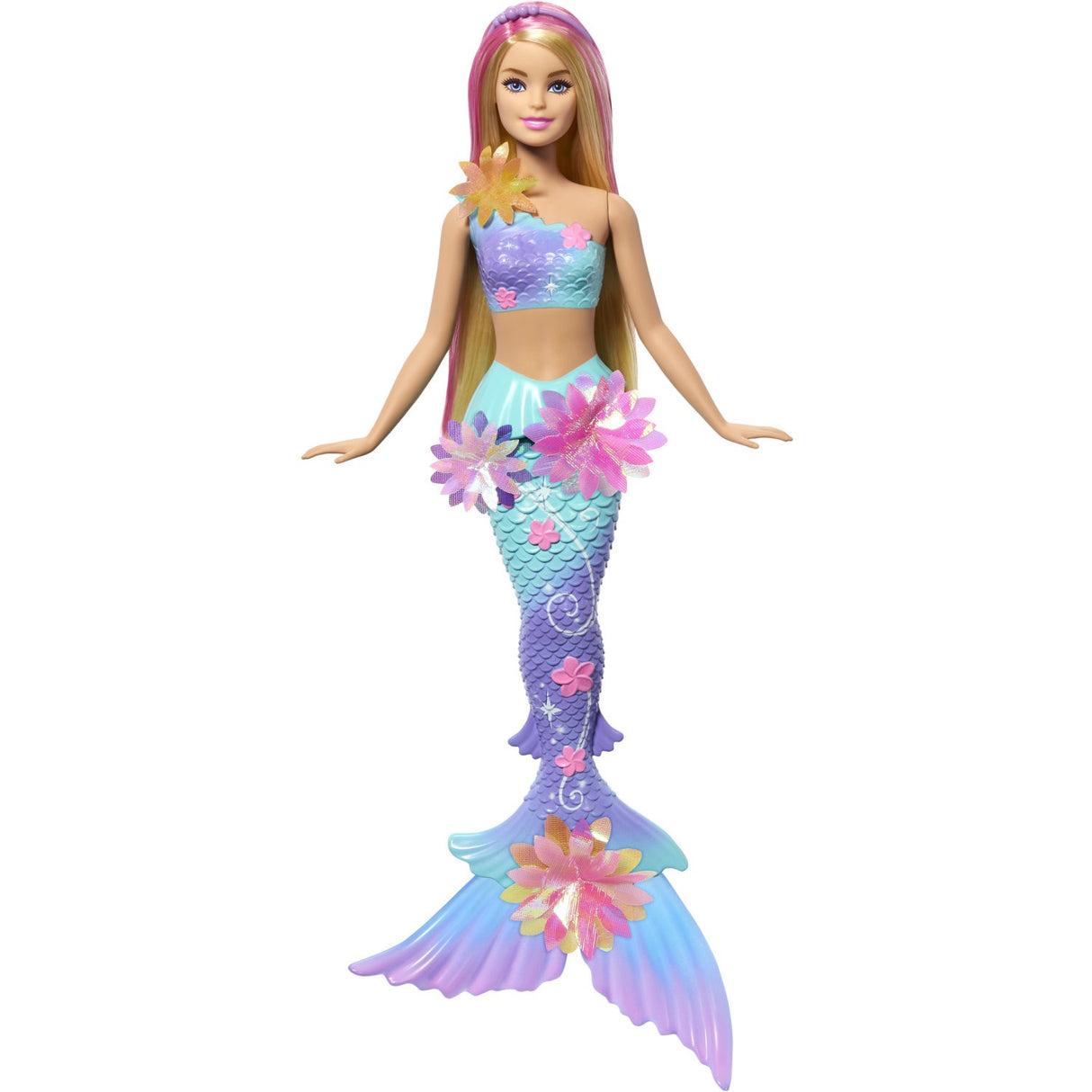 Barbie® Blooming Magic Hvid Havfrue Docka