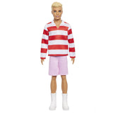 Barbie® Fashionista Ken Docka Rød & Hvid Striber