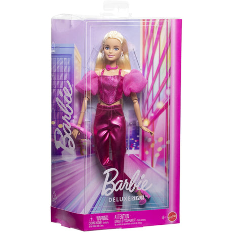 Barbie® Deluxe Lyserød Korset Blond Docka