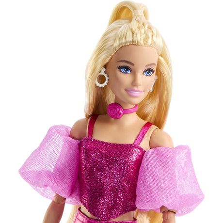 Barbie® Deluxe Lyserød Korset Blond Docka