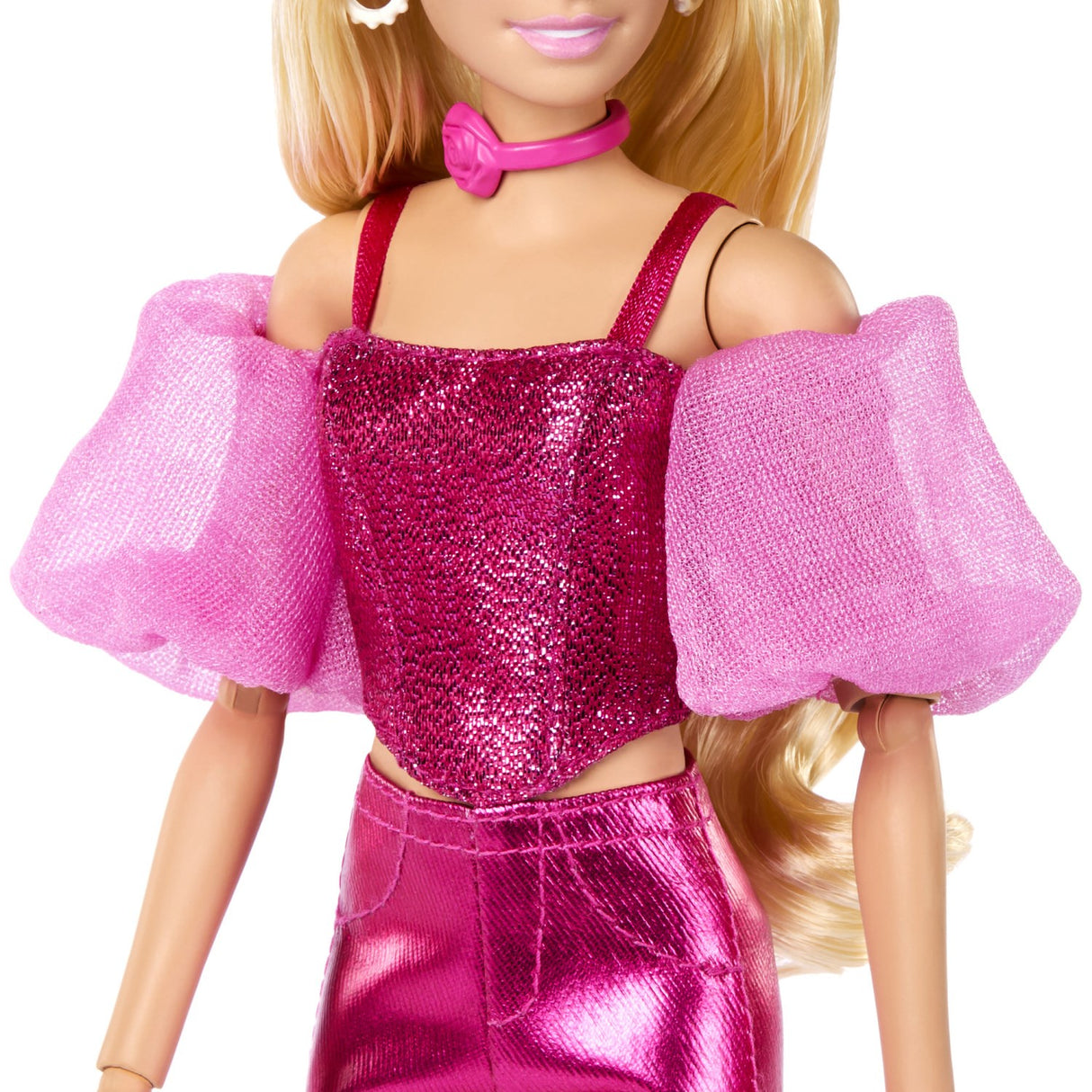 Barbie® Deluxe Lyserød Korset Blond Docka
