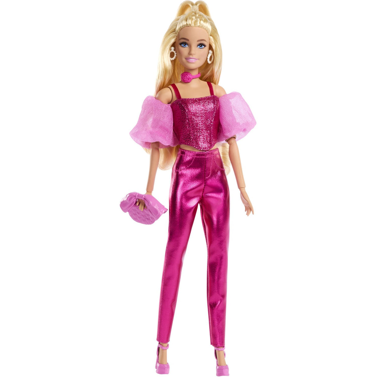 Barbie® Deluxe Lyserød Korset Blond Docka