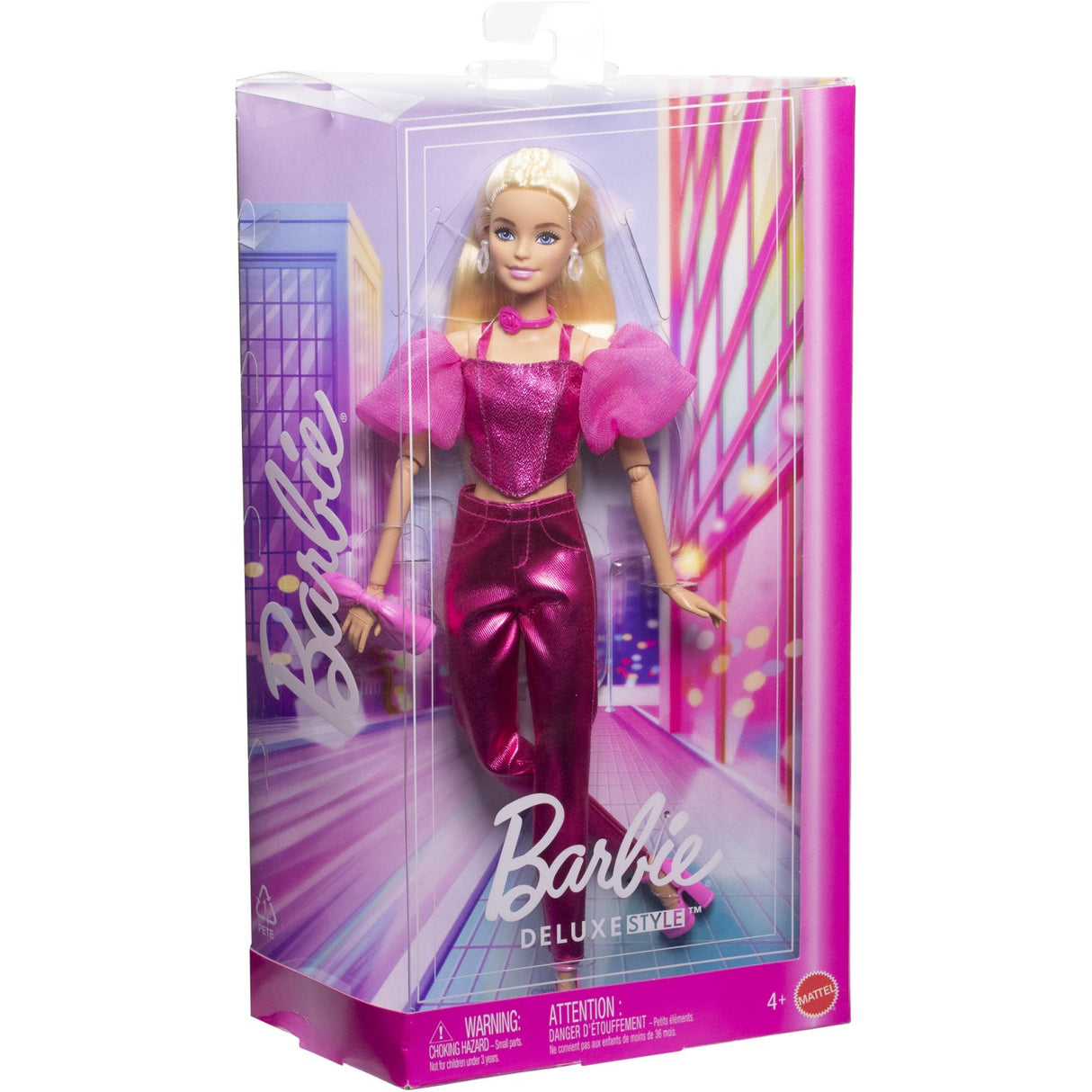 Barbie® Deluxe Lyserød Korset Blond Docka
