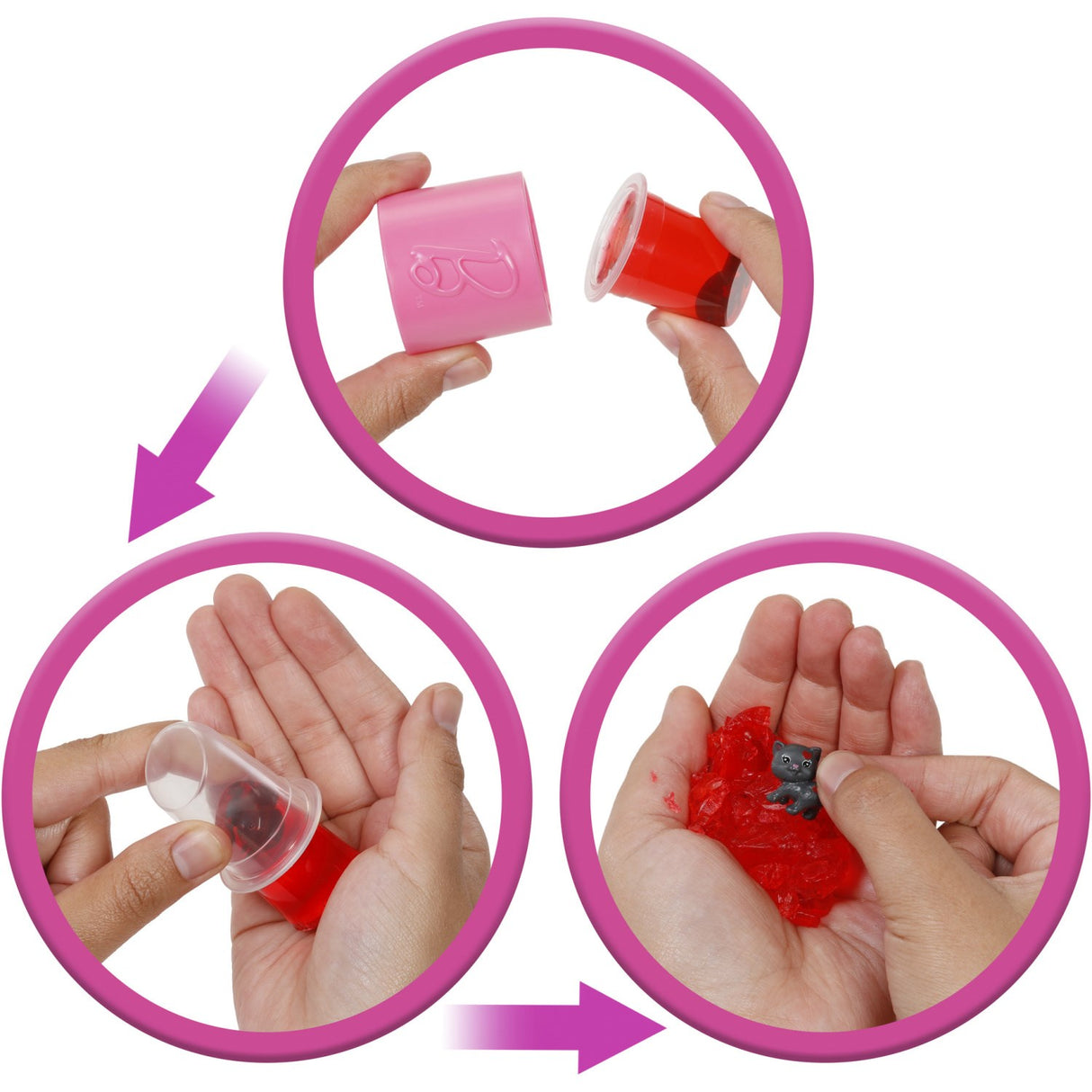 Barbie® Glamparty Unboxed Rød Original Docka