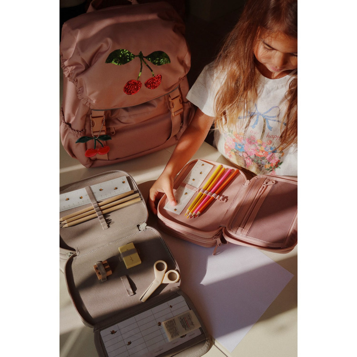 Konges Sløjd Mahogany Rose Clover Schoolbag