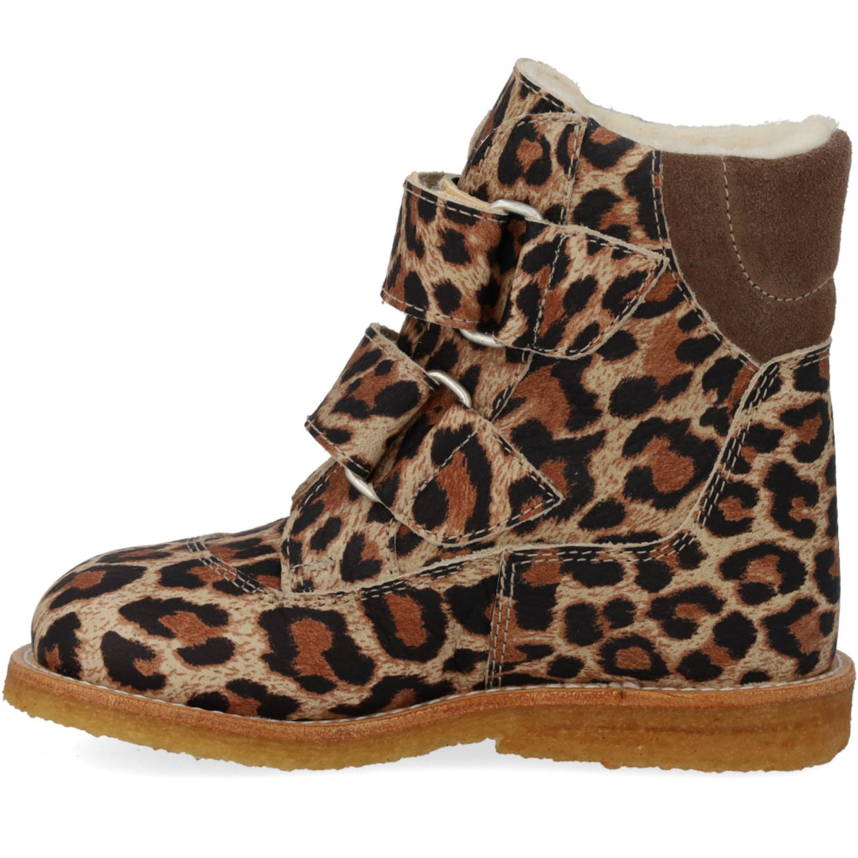 Angulus Beige Leo/Taupe TEX Känga med kardborreknäppning