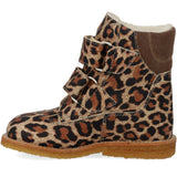 Angulus Beige Leo/Taupe TEX Känga med kardborreknäppning