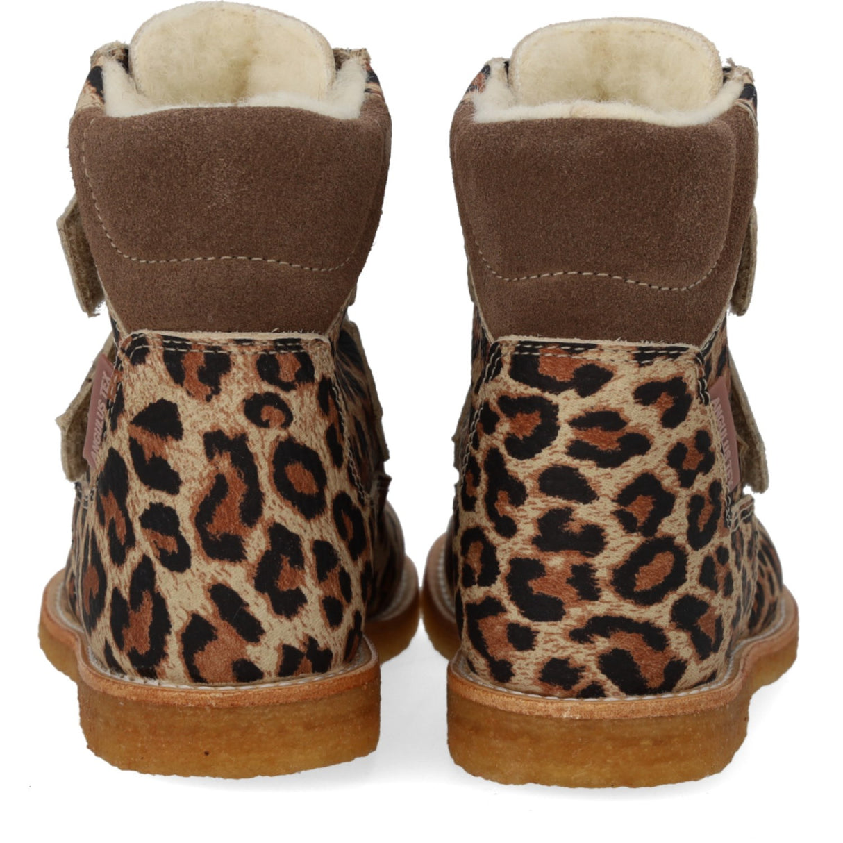 Angulus Beige Leo/Taupe TEX Känga med kardborreknäppning