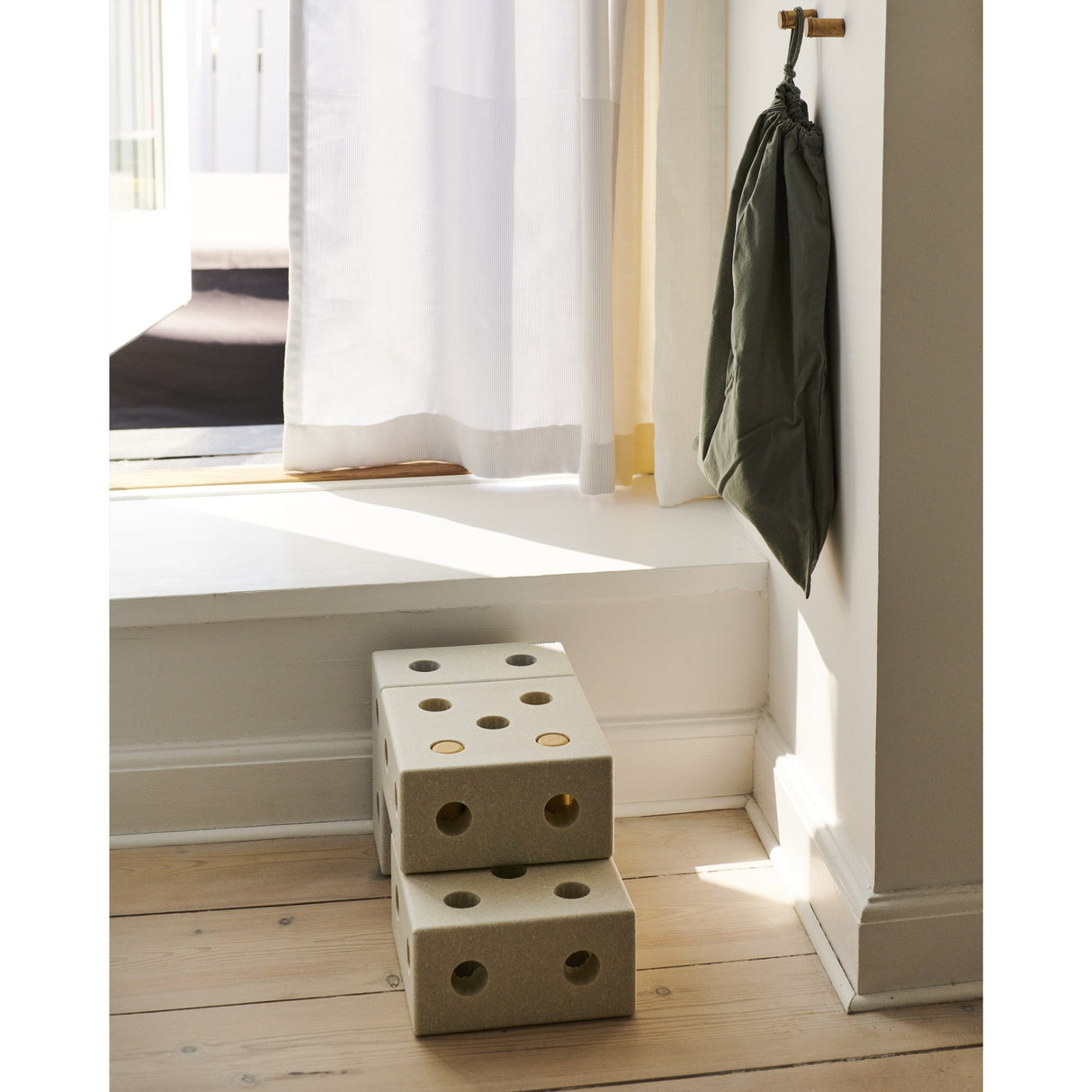 MODU Sand Grey / Honey Yellow 3-i-1 Baby Walker